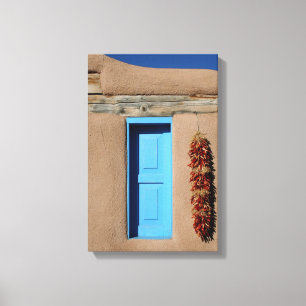 Blue Window of Taos Canvas Print