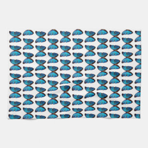 BLUE WINGED BUTTERFLY kitchen towel