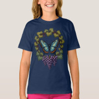 Blue Winged Diana fritillary Butterfly And Cynthia