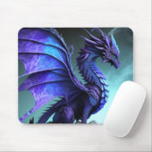 Blue Winged Dragon Mouse Mat (With Mouse)