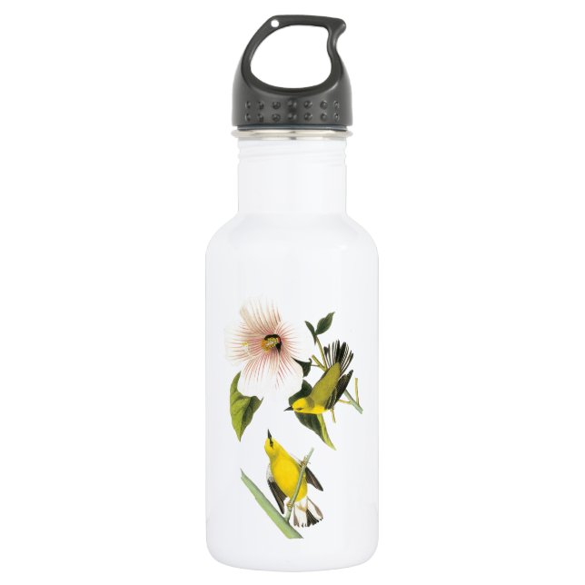 Blue-winged Warbler by Audubon 532 Ml Water Bottle (Front)