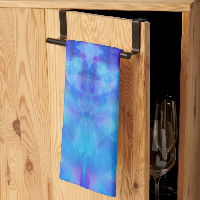 Blue Wings Tea Towel (Thirds Fold)