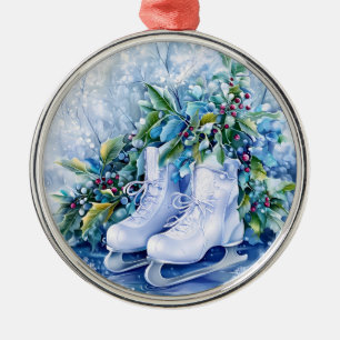 Blue Winter Christmas Ornament