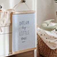 Blue Winter Dream Big Little One Nursery Decor