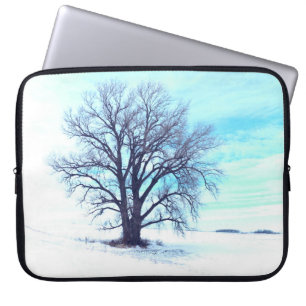 Blue Winter Laptop Sleeve
