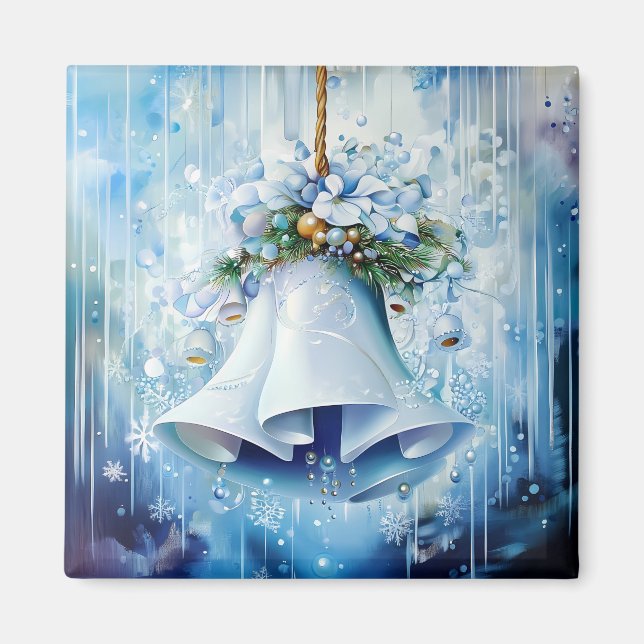Blue Winter Magnet (Front)