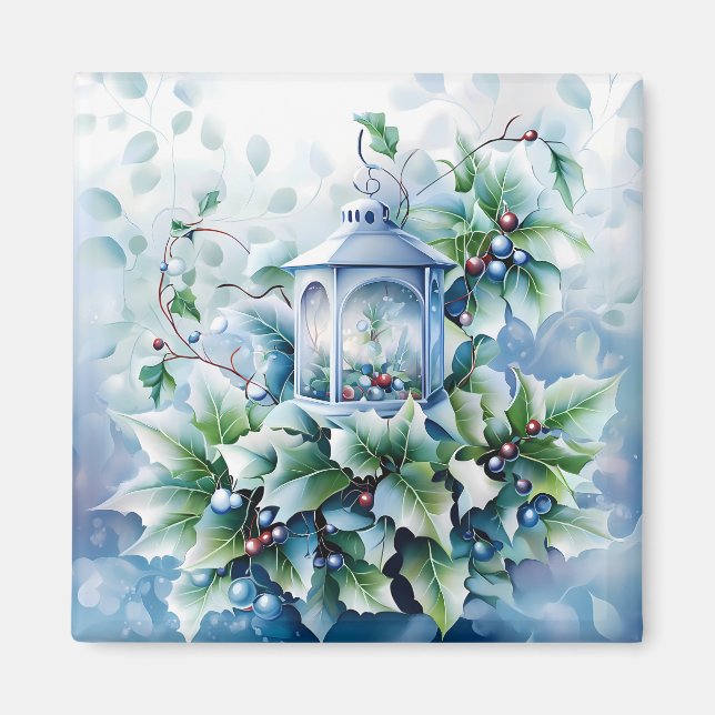 Blue Winter Magnet (Front)
