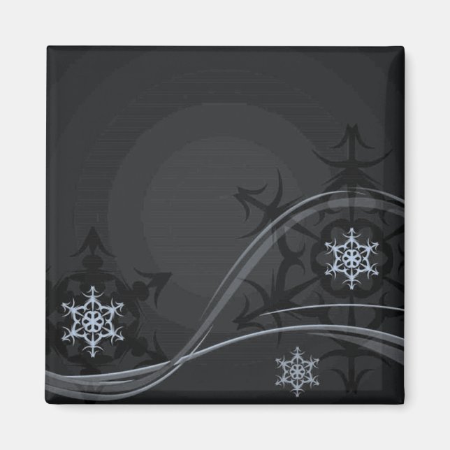 Blue Winter Magnet (Front)