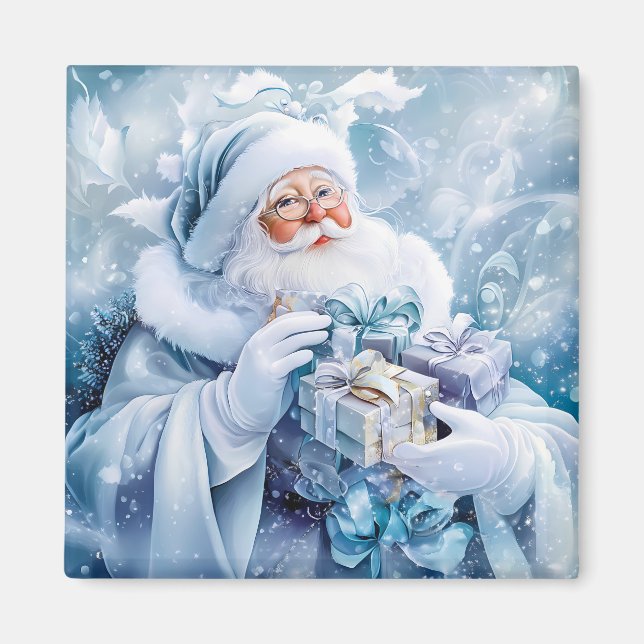 Blue Winter Magnet (Front)