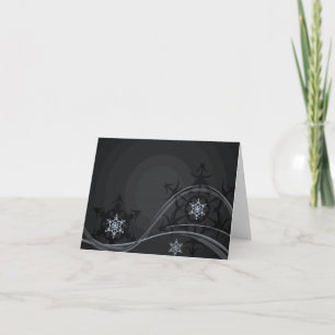 Blue Winter Note Card