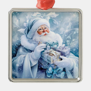 Blue Winter Ornament