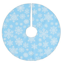 Blue Winter Snowflakes Christmas Pattern