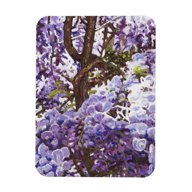 Blue wisteria 2011 magnet (Vertical)