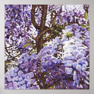 Blue wisteria 2011 poster