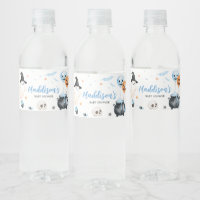 Blue Witch Ghost Little Boo Baby Shower