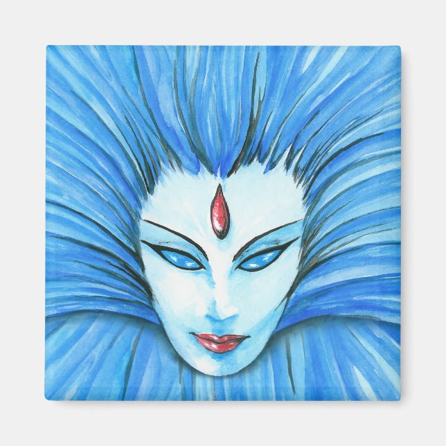 Blue Witch Magnet (Front)