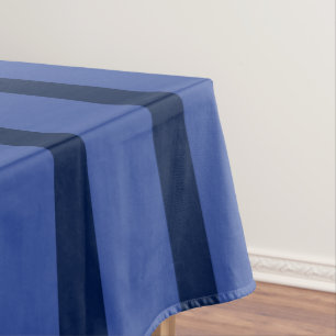 Blue With Blue Stripes Tablecloth