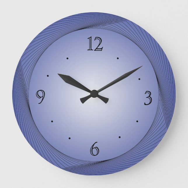 Blue with Light Blue Centre> Kitchen Clocks (Front)