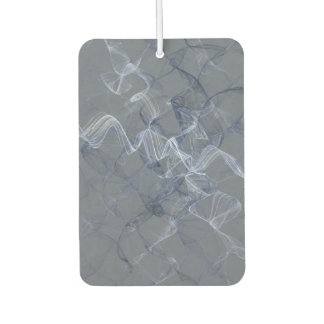 Blue with smoke abstract  car air freshener