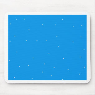 Blue with white dots accessories to customise mouse mat