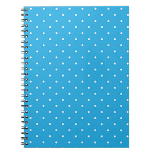 Blue with White Polka Dots Notebook