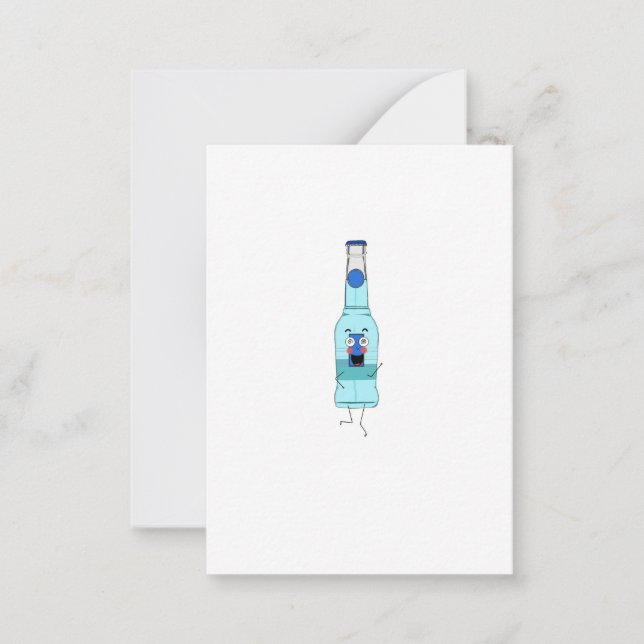 Blue WKD, drink, cute Card (Front)