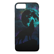 Blue Wolf Apple iPhone 7 case
