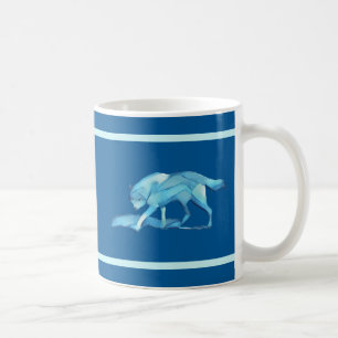 Blue Wolf Coffee Mug
