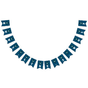 Blue Wolf, Halloween Party Bunting