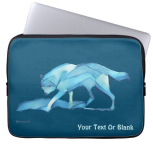 Blue Wolf Laptop Sleeve