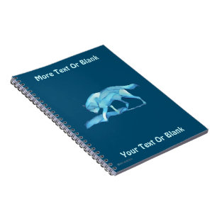 Blue Wolf Notebook