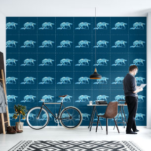 Blue Wolf Wallpaper
