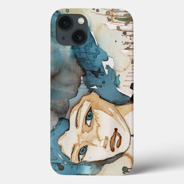 Blue Woman Case-Mate iPhone Case (Back)