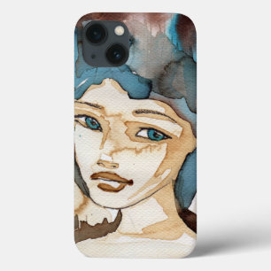 Blue Woman iPhone 13 Case