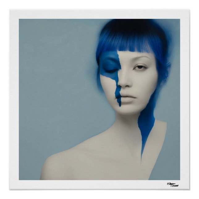 Blue Woman  Poster (Front)