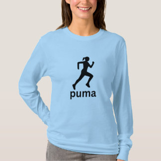 Blue Women's Athletic Style T-Shirt