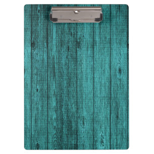 blue wood clipboard