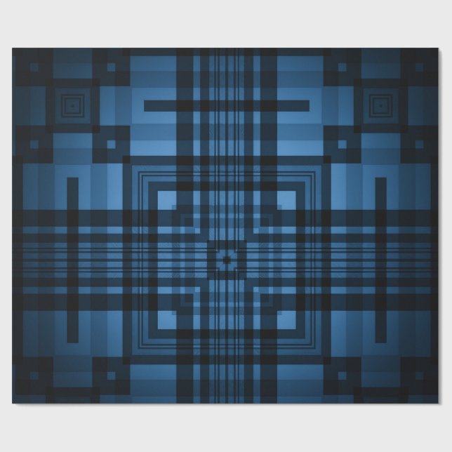Blue Wrapping Paper (Flat)