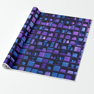 blue wrapping paper