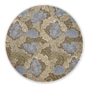 Blue Wreath Pattern (by William Morris) Ceramic Knob