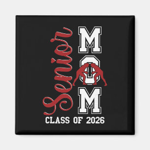 Blue Wrestling Wrestler Senior Mum Cl Of 2026 Grad Magnet