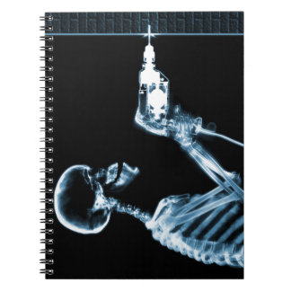 Blue X-Ray Skeleton Builder Notebook