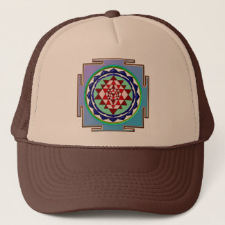 BLUE YANTRA TRUCKER HAT
