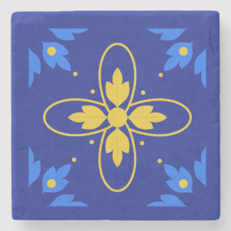 Blue & Yellow Azulejo Coaster
