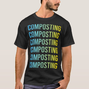 Blue Yellow Composting Compost Composter T-Shirt