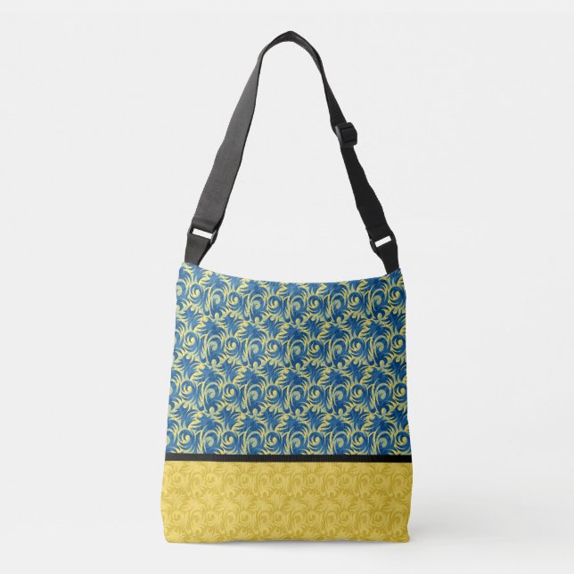 Blue & Yellow Crossbody Bag (Front)