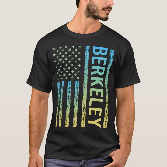 Blue Yellow Flag - Berkeley T-Shirt (Front)