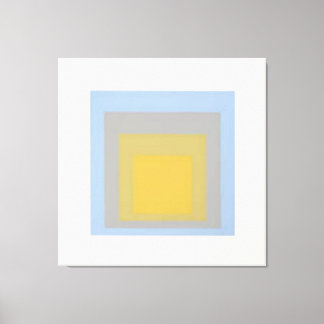 blue-yellow josef alberts canvas print