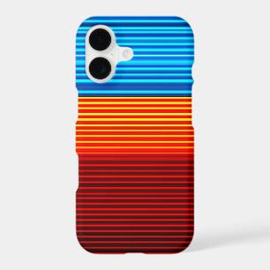 Blue Yellow Red Stripes