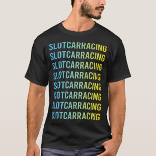 Blue Yellow Slot Car Racing Slotcar Slotcars T-Shirt